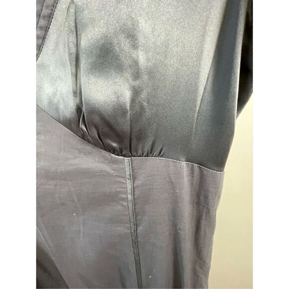 Sundance Gray Silk Blend Midi Dress Size 6 - Picture 5 of 7